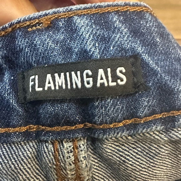 Flamingo jeans wide leg Blue Denim Jeans women - Picture 7 of 9